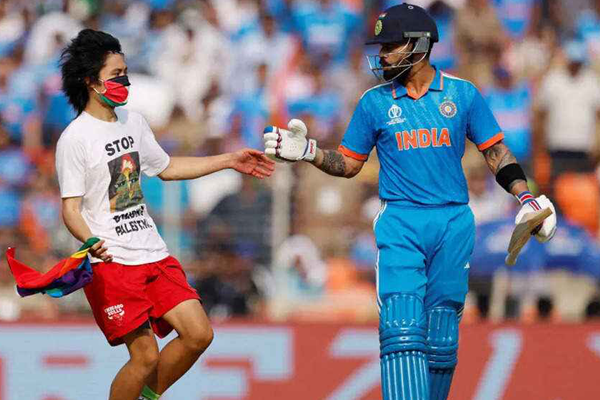 Man arrested for invading pitch during cricket World Cup final gets bail