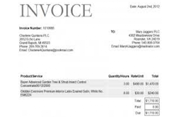 Is providing invoices or receipts with bad printing violations of consumer rights?