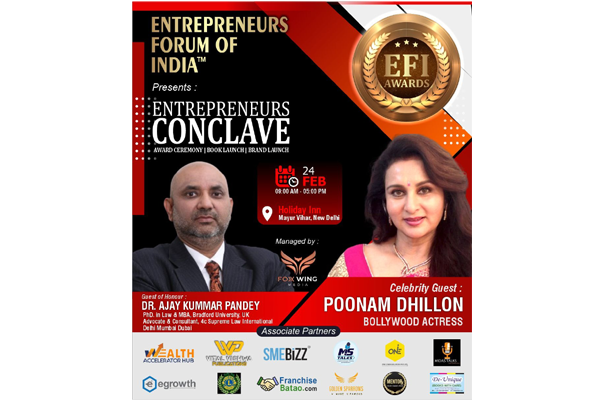Entrepreneur Forum of India to Host Entrepreneur Conference at Hotel Holiday Inn, Mayur Vihar